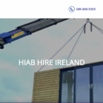 Hiab Hire Landing Page Designed and Developed by DMC Consultancy